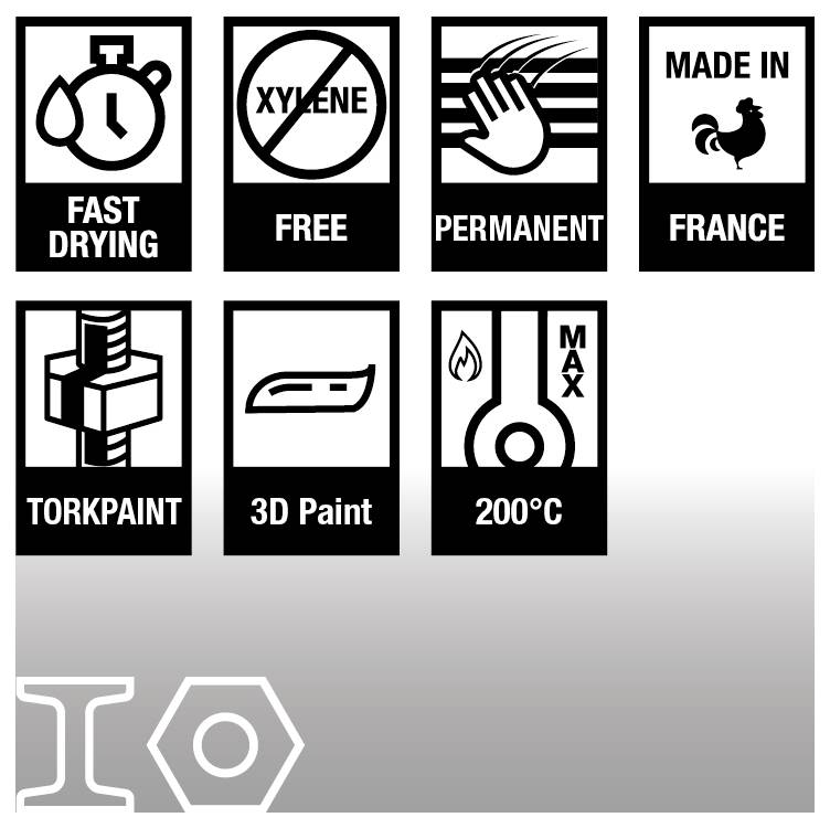 Markal SECURITY CHECK+ FAST DRY 95213 Schraubensicherungslack 1St.
