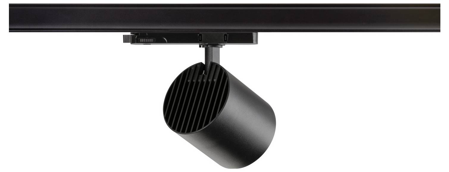 SLV TRACKSPOT Hochvolt-Schienensystem-Leuchte 3phasig 29W LED Schwarz