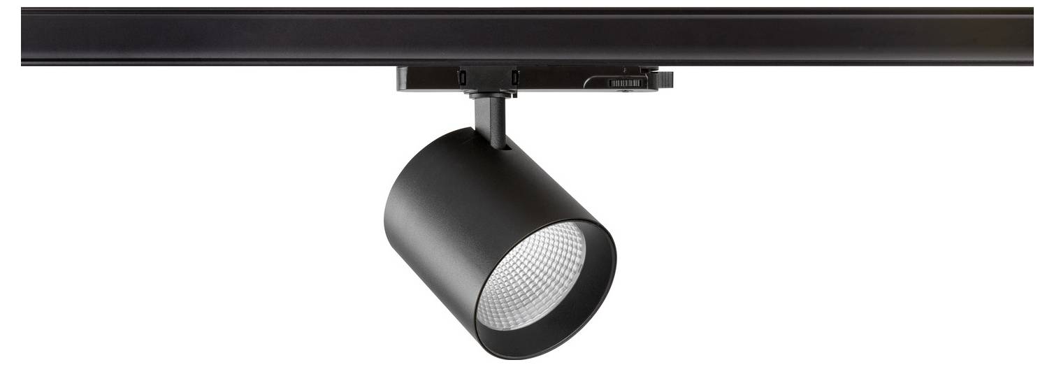 SLV TRACKSPOT Hochvolt-Schienensystem-Leuchte 3phasig 29W LED Schwarz