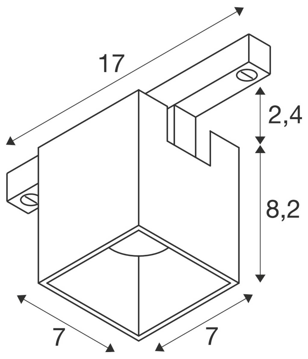 SLV 1008983 FIXT-IT! Einbauleuchte LED Gold
