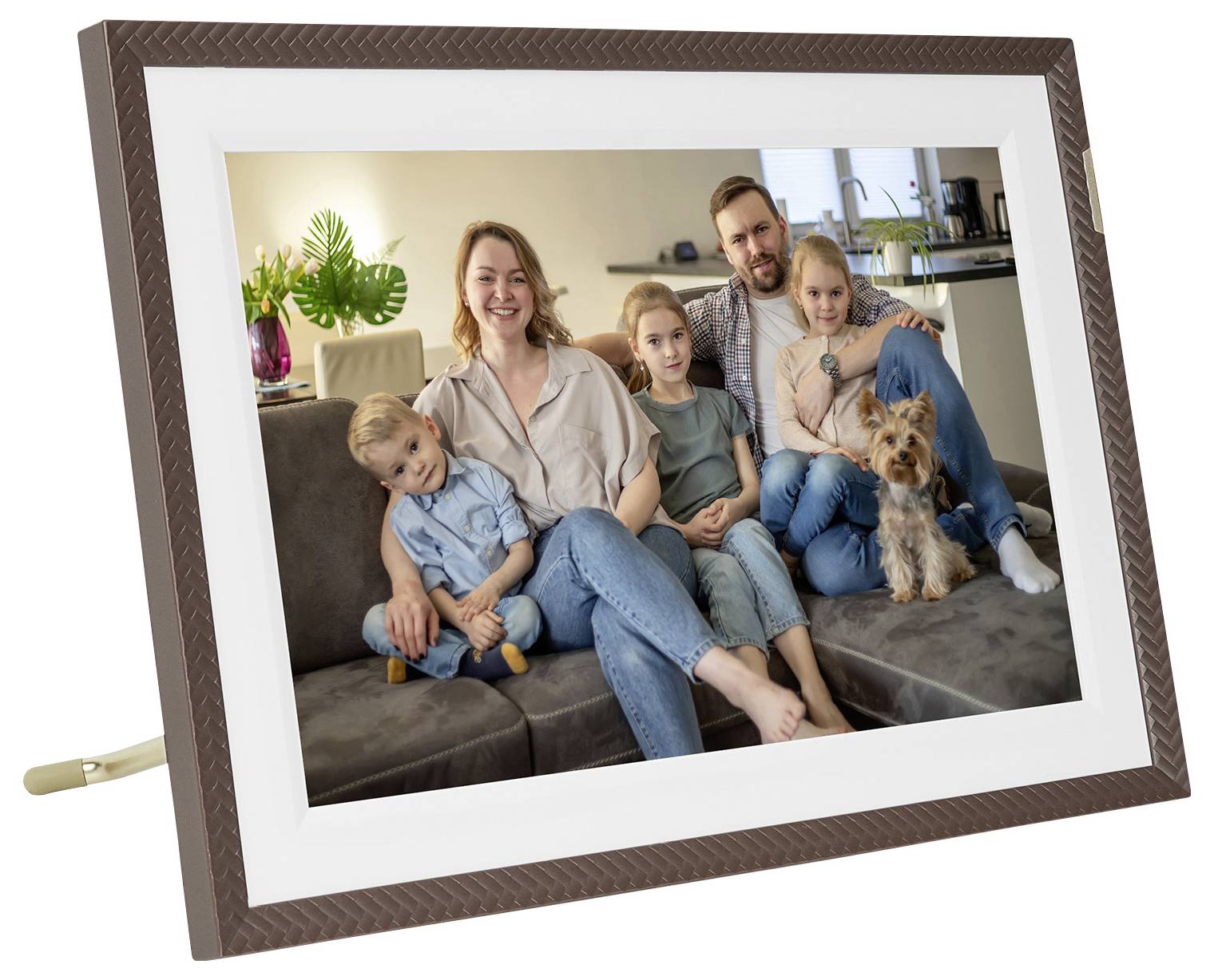 Arzopa D10 brown Digitaler Bilderrahmen 25.7cm 10.1 Zoll EEK: B (A - G) 1280 x 800 Pixel 32GB Braun