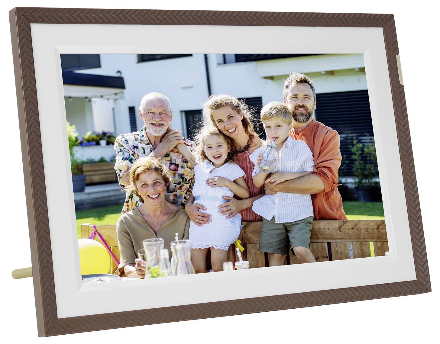 Arzopa D10 brown Digitaler Bilderrahmen 25.7cm 10.1 Zoll EEK: B (A - G) 1280 x 800 Pixel 32GB Braun