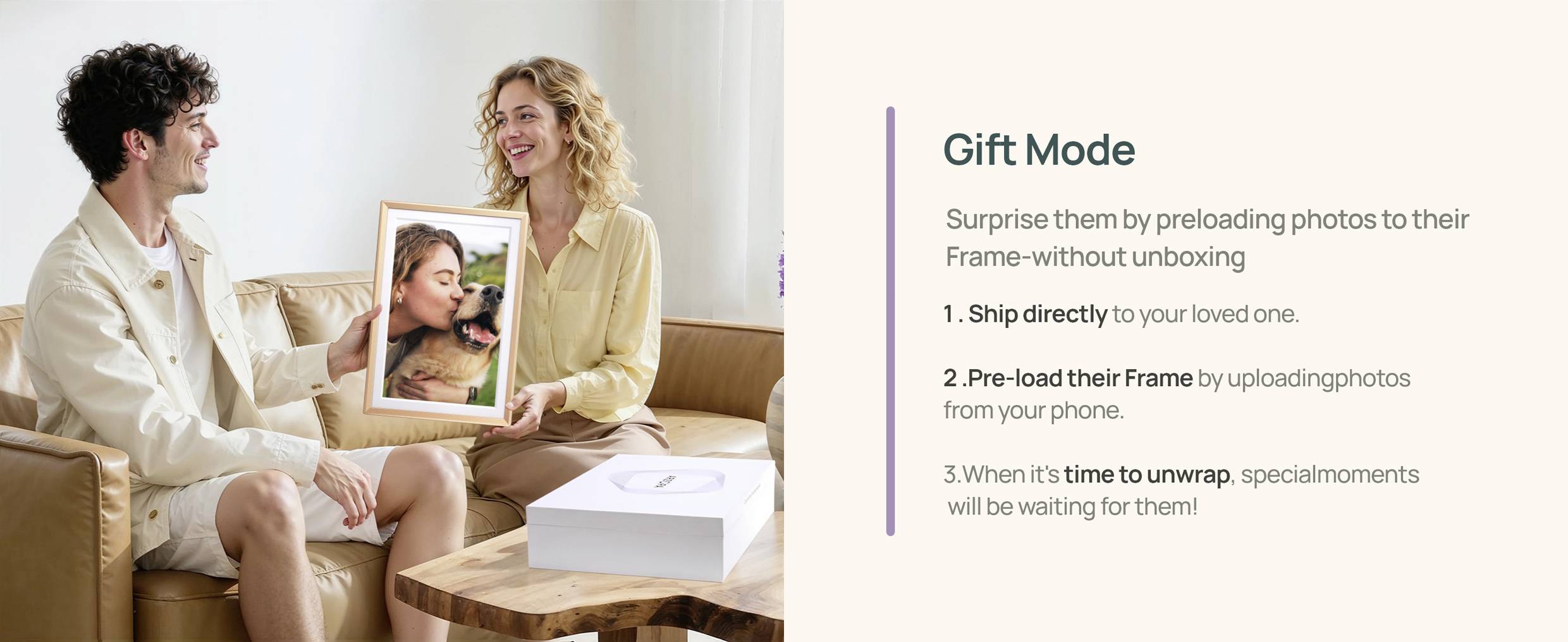 Arzopa D14 Digitaler Bilderrahmen 35.6cm 14 Zoll EEK: A (A - G) 1920 x 1200 Pixel 32GB Gelbgold