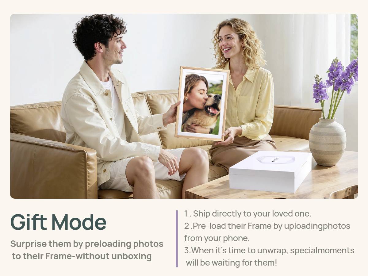 Arzopa D14 Digitaler Bilderrahmen 35.6cm 14 Zoll EEK: A (A - G) 1920 x 1200 Pixel 32GB Gelbgold