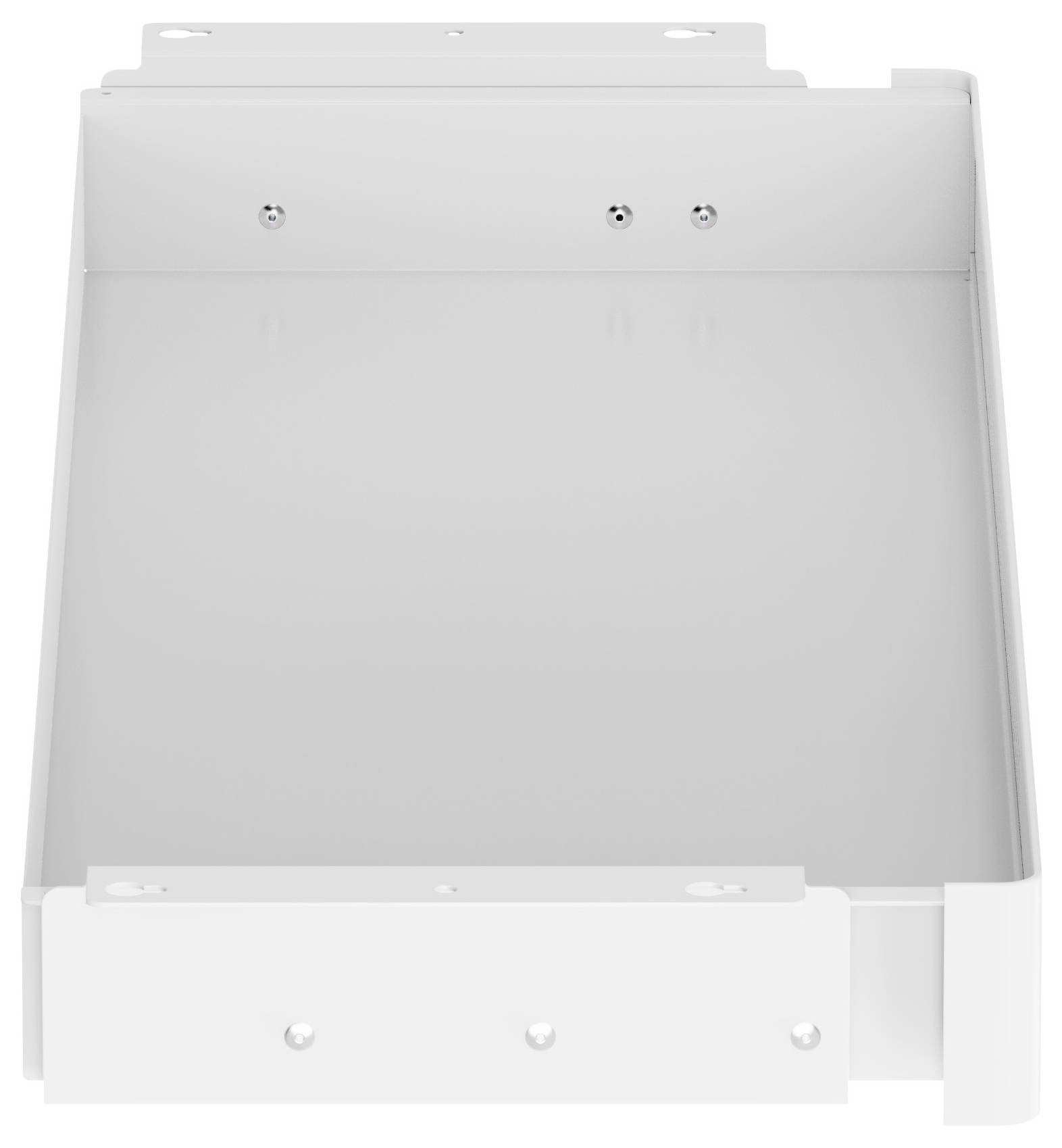 Metallhalterung mit Bohrungen zur Befestigung, konstruiert für strukturelle Unterstützung.