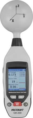 VOLTCRAFT GM-200 Niederfrequenz (NF)-Elektrosmogmessgerät