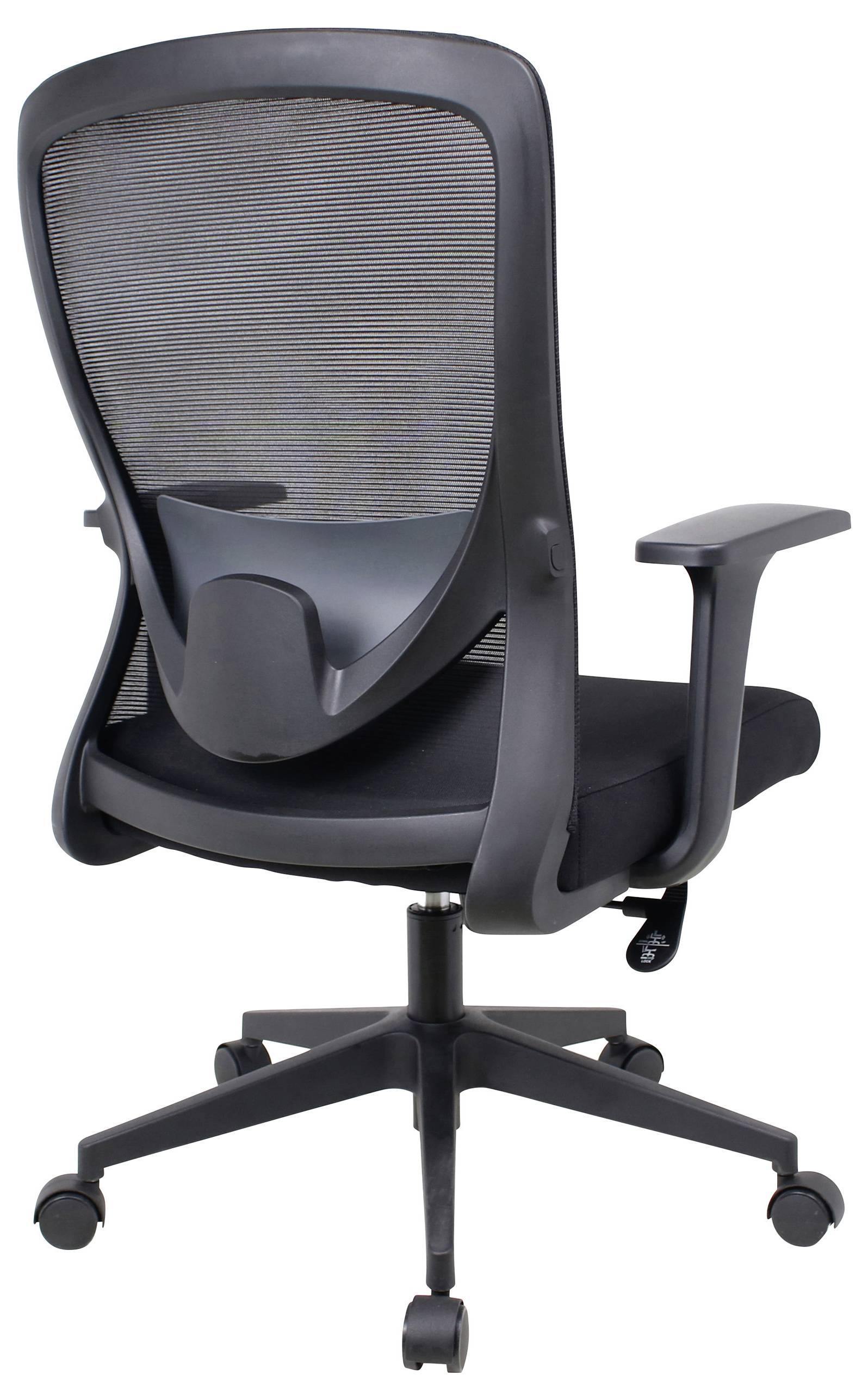 SpeaKa Professional Bürodrehstuhl SP-MOC-002 Schwarz SP-14124760 1St.
