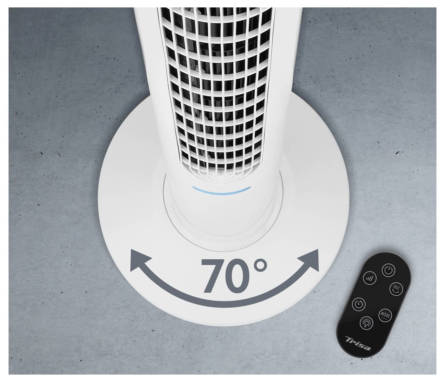 Trisa Comfort Breeze Turmventilator 28W (L x B x H) 320 x 320 x 1150mm