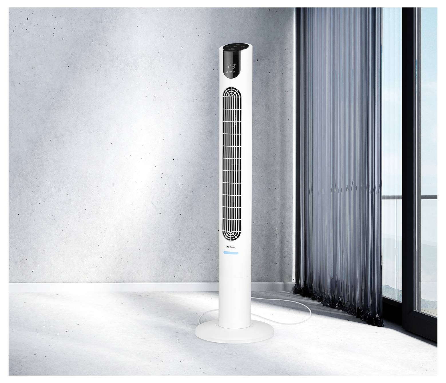 Trisa Comfort Breeze Turmventilator 28W (L x B x H) 320 x 320 x 1150mm