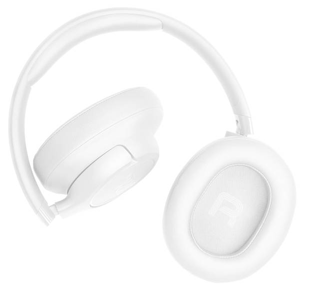 Weiße Over-Ear-Kopfhörer mit 