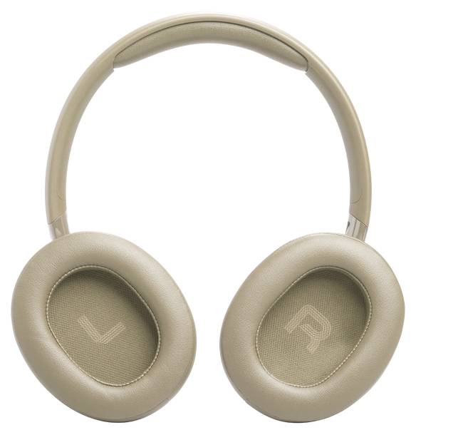 JBL Tune 730BT Over Ear Kopfhörer Kabellos, Bluetooth® Beige Faltbar, Lautstärkeregelung