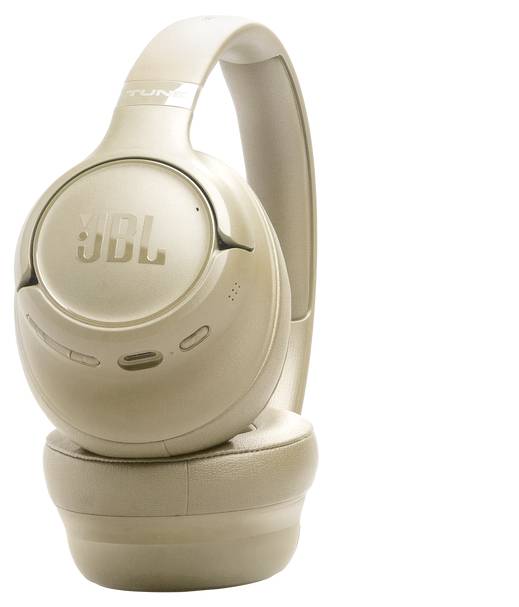 Beige Over-Ear-Kopfhörer mit 