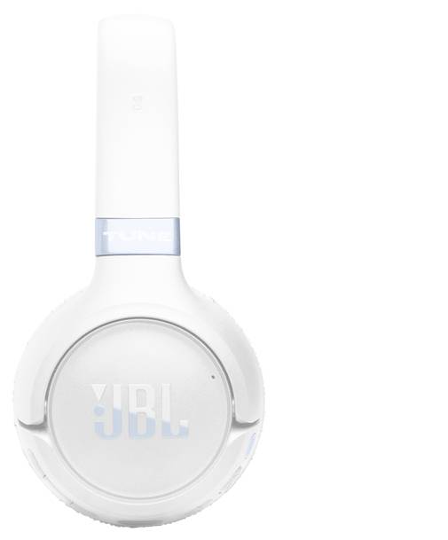 Weiße JBL-Over-Ear-Kopfhörer mit einem „TUNE