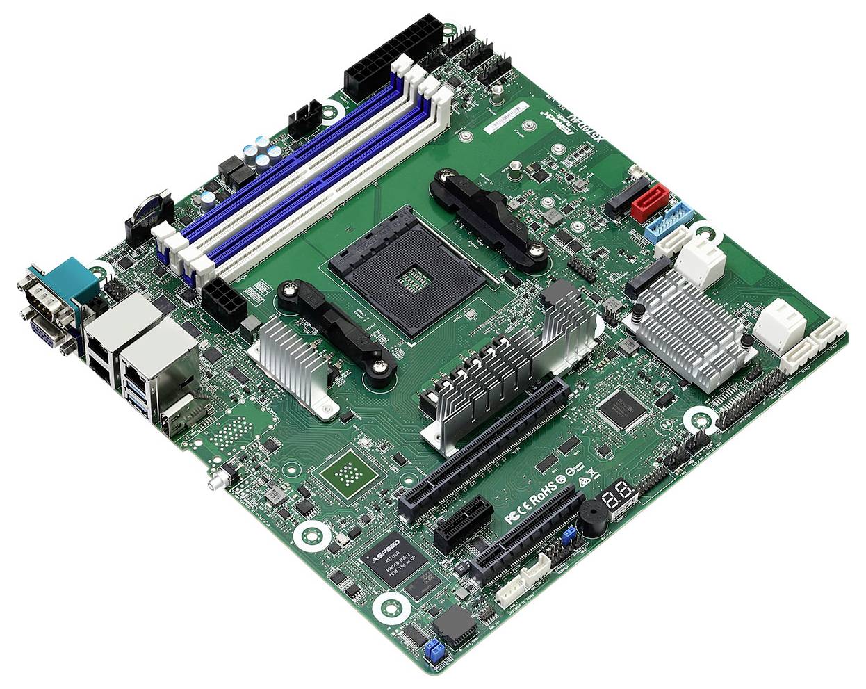 ASRock Rack X570D4U Mainboard Sockel (PC) AMD® AM4 Formfaktor (Details) Micro-ATX Mainboard-Chipsatz AMD® X570