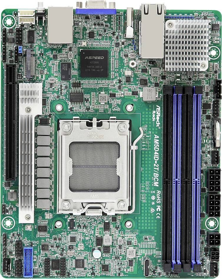 ASRock AM5D4ID-2T/BCM Mainboard Sockel (PC) AMD® AM5 Formfaktor (Details) Mini-ITX