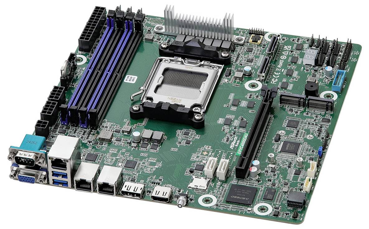 ASRock EPYC4000D4U Mainboard Sockel (PC) AMD® AM5 Formfaktor (Details) Micro-ATX