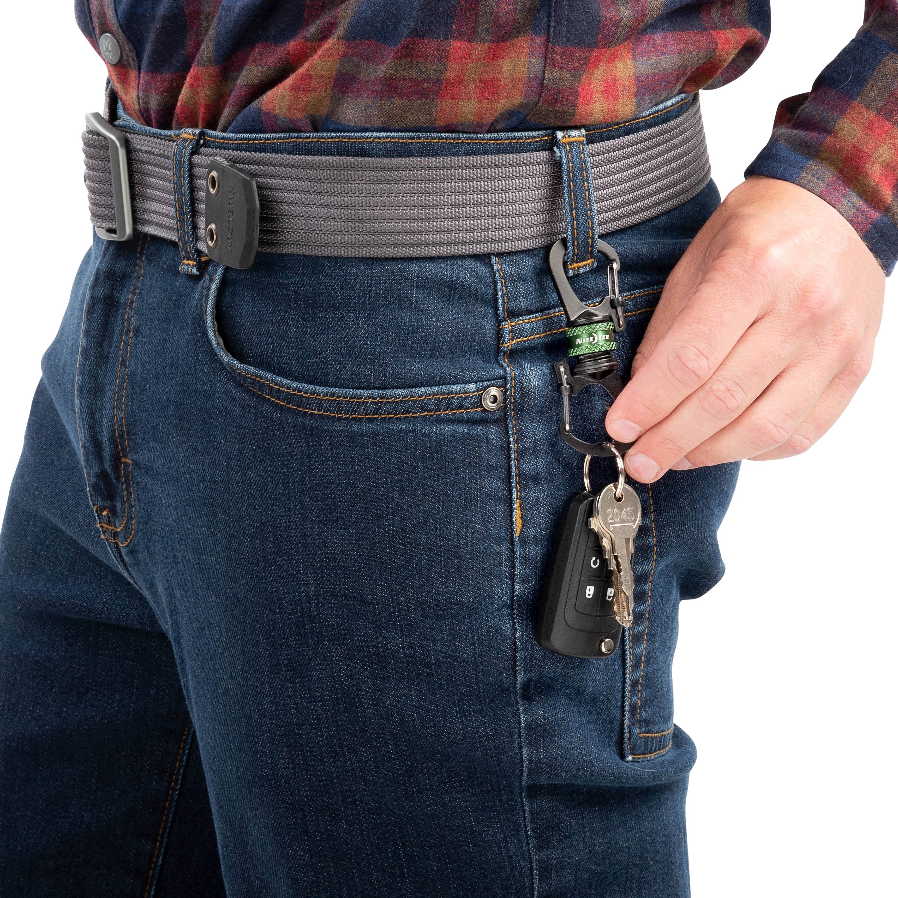 NITE Ize Magnetischer Schlüsselanhänger NI-MSBL-08-R7 Schwarz, Oliv 1St.