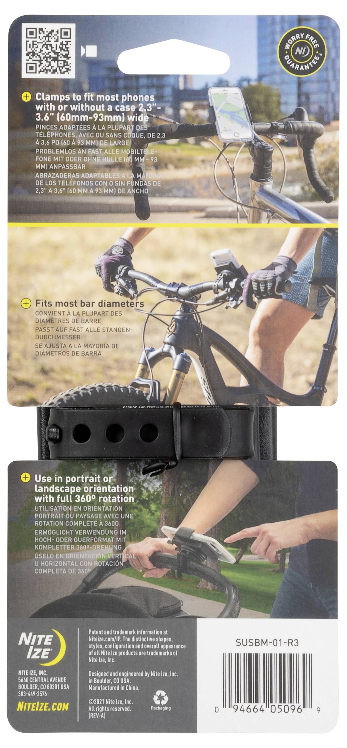 NITE Ize Handyhalterung Fahrrad Breite (max.): 93mm