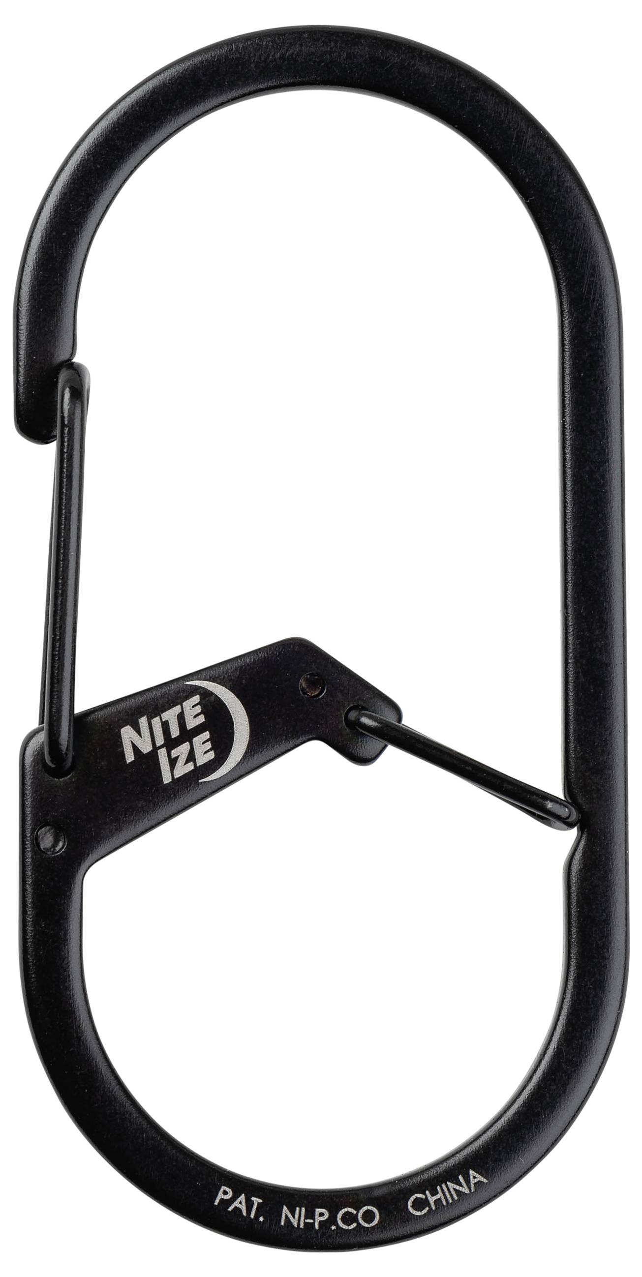NITE Ize Schlüssel-Karabiner NI-GS3-01-R6 Schwarz 1St.