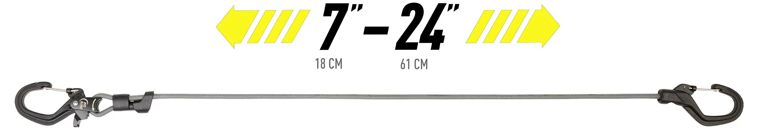 NITE Ize NI-CJSLB5-01-R3 Abspannseil 18, 61 cm, cm 1St.