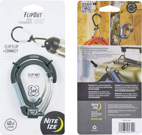 NITE Ize NI-FO-01-R3 Karabiner 94.5, 166 mm, mm x 68.3mm 1St.