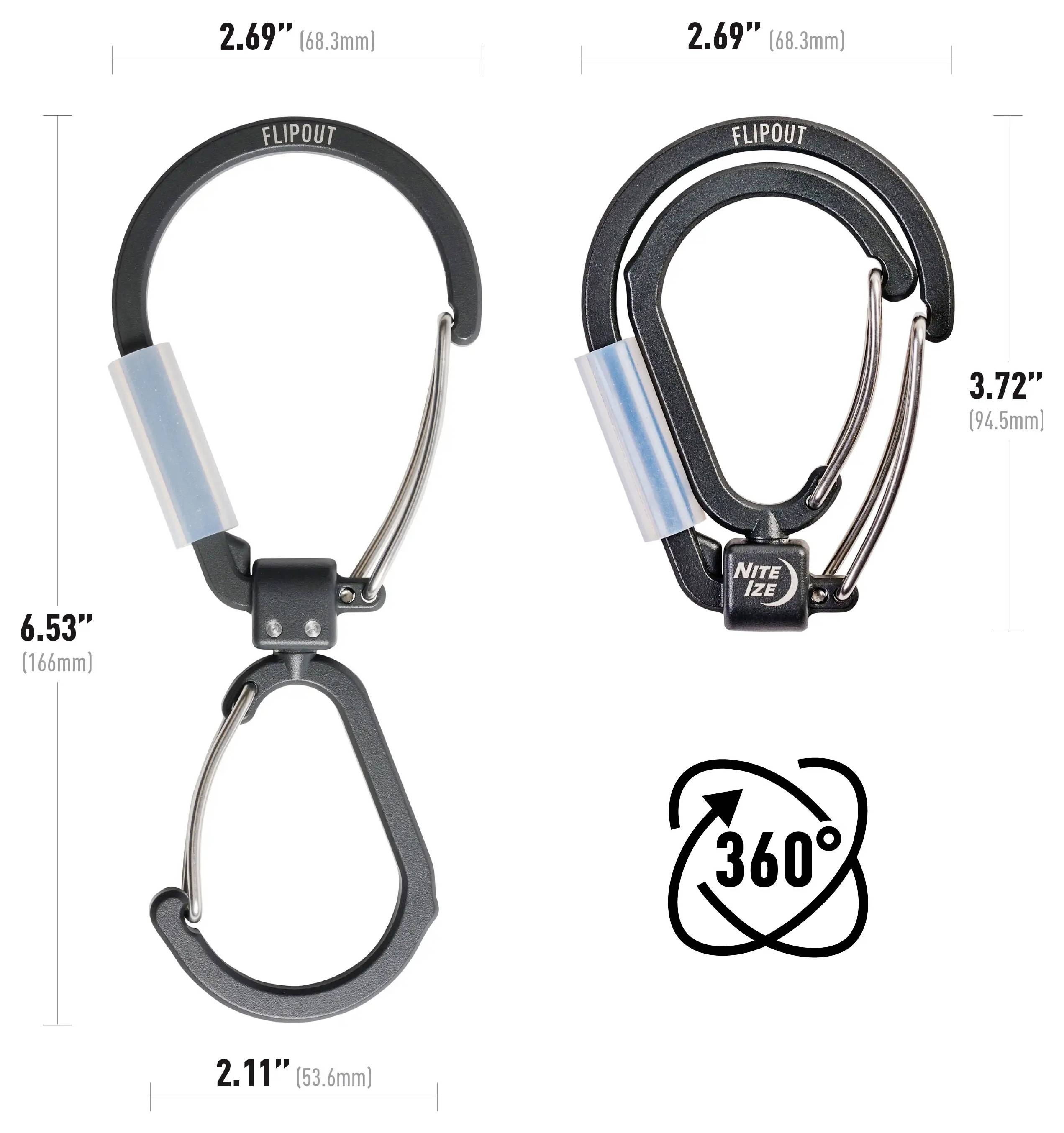 NITE Ize NI-FO-01-R3 Karabiner 94.5, 166 mm, mm x 68.3mm 1St.