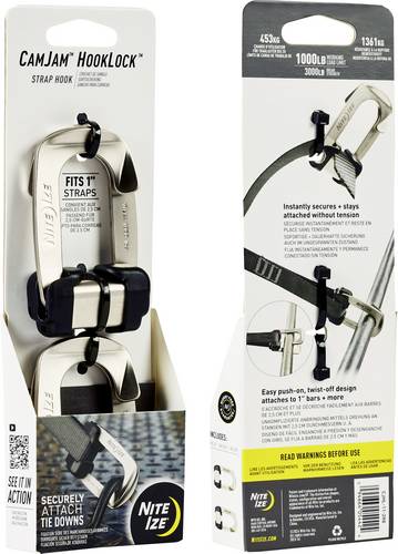 NITE Ize NI-CJHL-11-2R8 Zweiteiliger Spanngurt (L x B x H) 107 x 49.3 x 28.2 mm