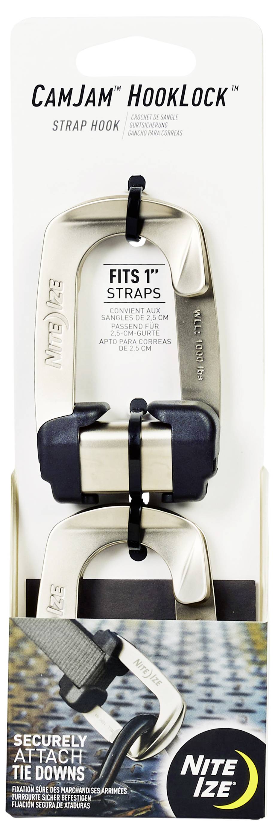 NITE Ize NI-CJHL-11-2R8 Zweiteiliger Spanngurt (L x B x H) 107 x 49.3 x 28.2mm