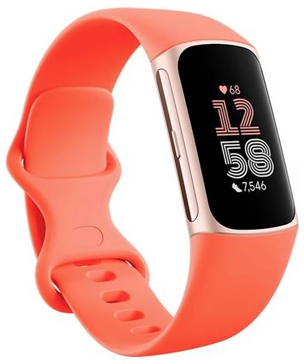 FitBit Charge 6 Fitness-Tracker S/L Coral
