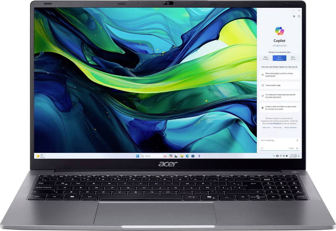 Acer Notebook "Aspire Lite AL15-32P-C2A2" 39.6cm (15.6 Zoll) Full HD Intel® Celeron® N4500 4GB RAM 128GB SSD Deutsch, QWERTZ
