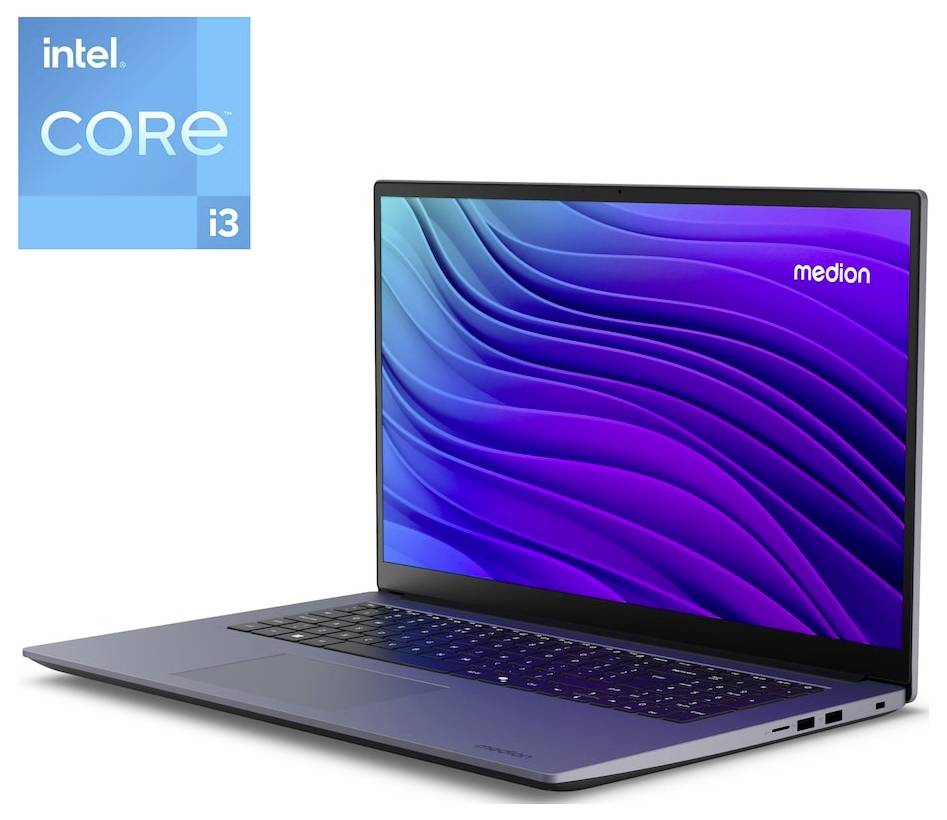 Medion Notebook MD 600001 43.9cm (17.3 Zoll) Full HD Intel® N N100 4GB RAM 128GB SSD Windows® 11 Home MD600001