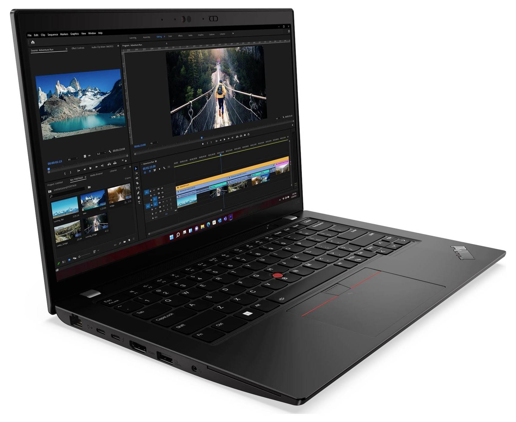 Lenovo Notebook 21H10087GE 35.6cm (14 Zoll) Full HD Intel® Core™ i3 i3-1315U 16GB RAM 256GB SSD Deutsch, QWERTZ Intel Intel® UHD