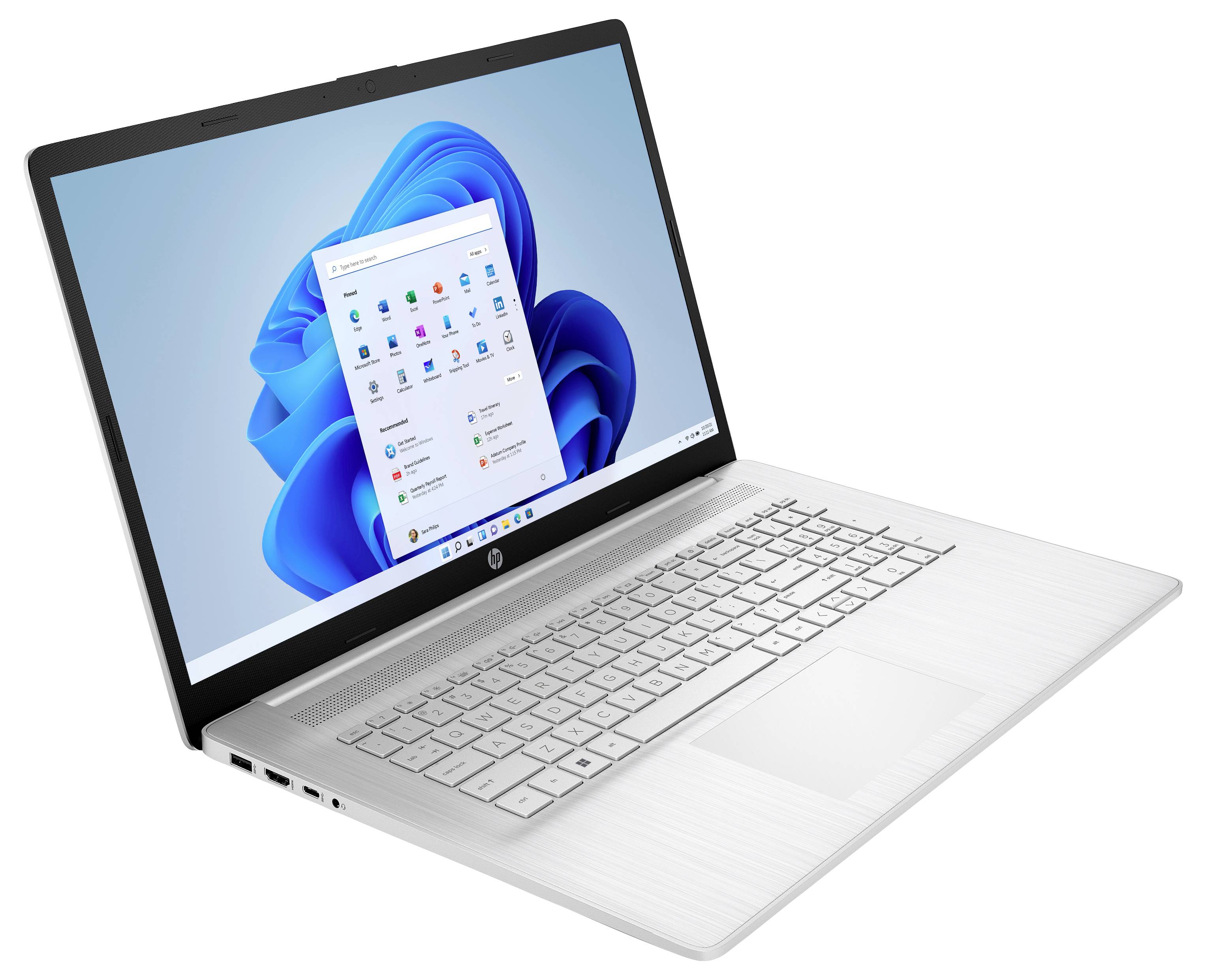 HP Notebook "17-cp2557ng" 43.9cm (17.3 Zoll) Full HD AMD Ryzen 5 7520U 8GB RAM 512GB SSD Deutsch, QWERTZ AMD Radeon Graphics