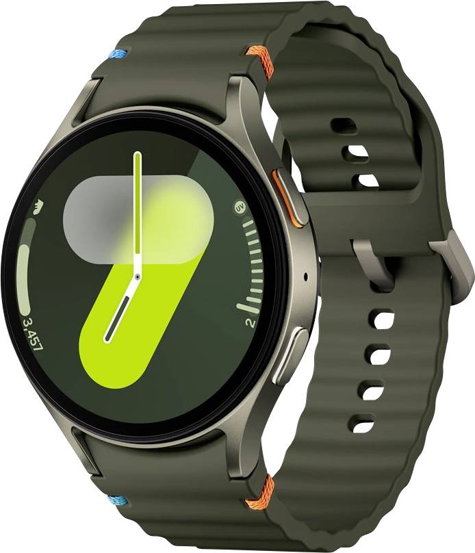 Samsung Galaxy Watch7 - 44 mm - intelligente Uhr mit Sportband - Gummi - Bandgröße: M/L - Anzeige 3.7 cm (1.47")