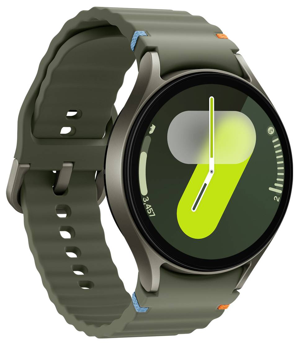 Samsung Galaxy Watch7 - 44 mm - intelligente Uhr mit Sportband - Gummi - Bandgröße: M/L - Anzeige 3.7 cm (1.47")
