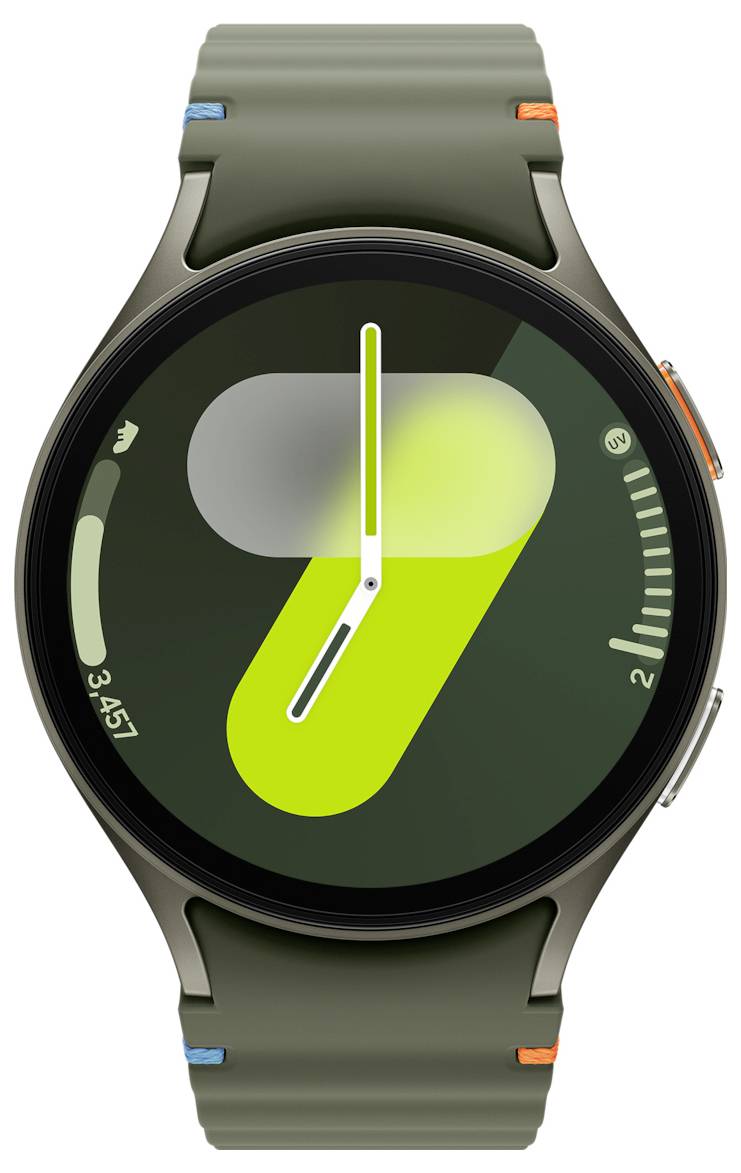Samsung Galaxy Watch7 - 44 mm - intelligente Uhr mit Sportband - Gummi - Bandgröße: M/L - Anzeige 3.7 cm (1.47")