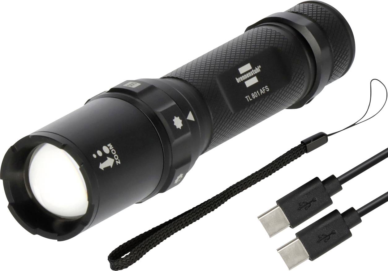 Brennenstuhl LuxPremium LED Taschenlampe über USB 800lm 42h 0.26kg