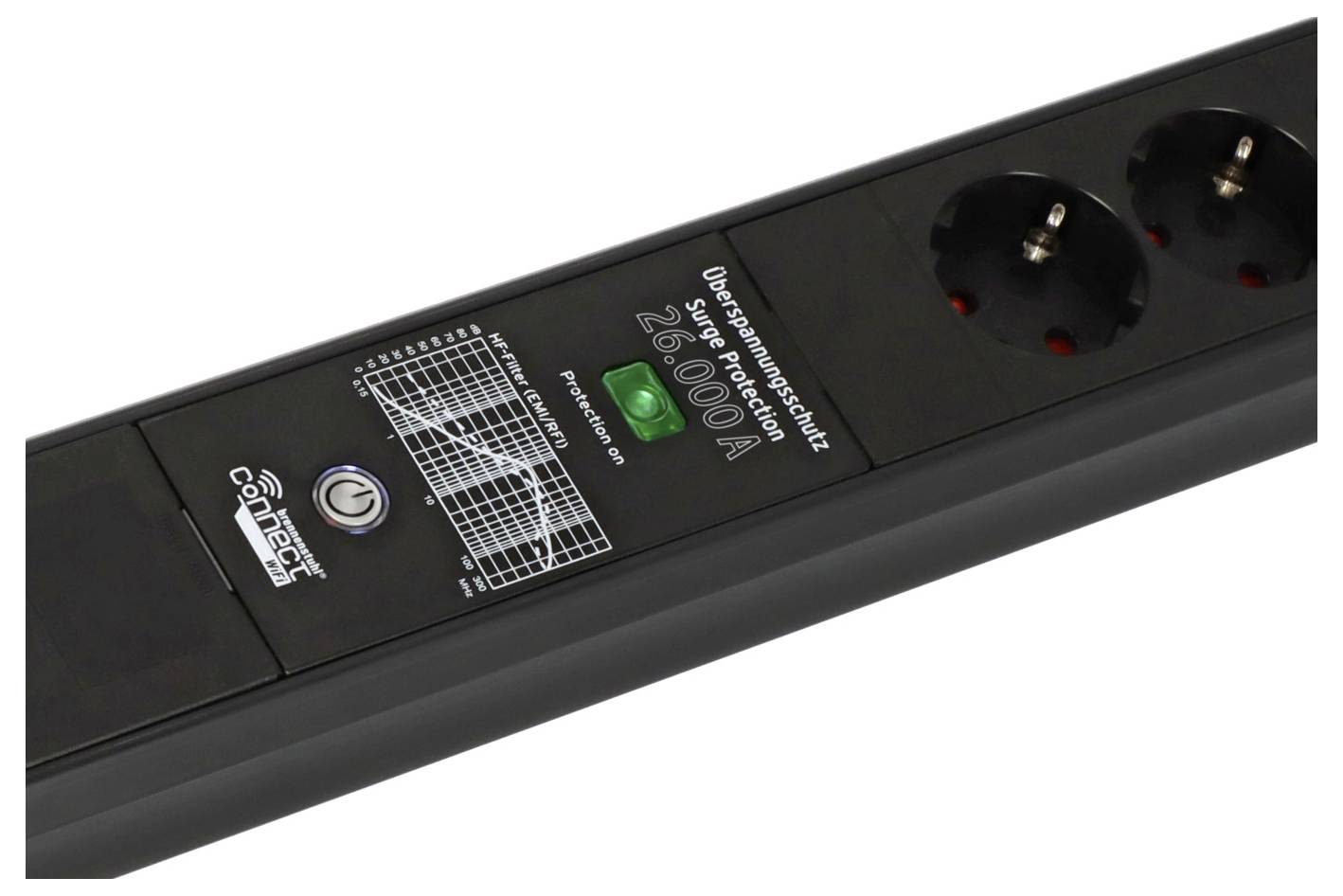 Brennenstuhl 1951160611 Steckdosenleiste Schwarz 1St.