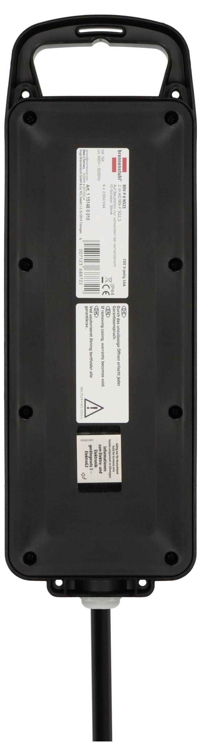 Brennenstuhl CEE Stromverteiler 1151480010 400V 16A