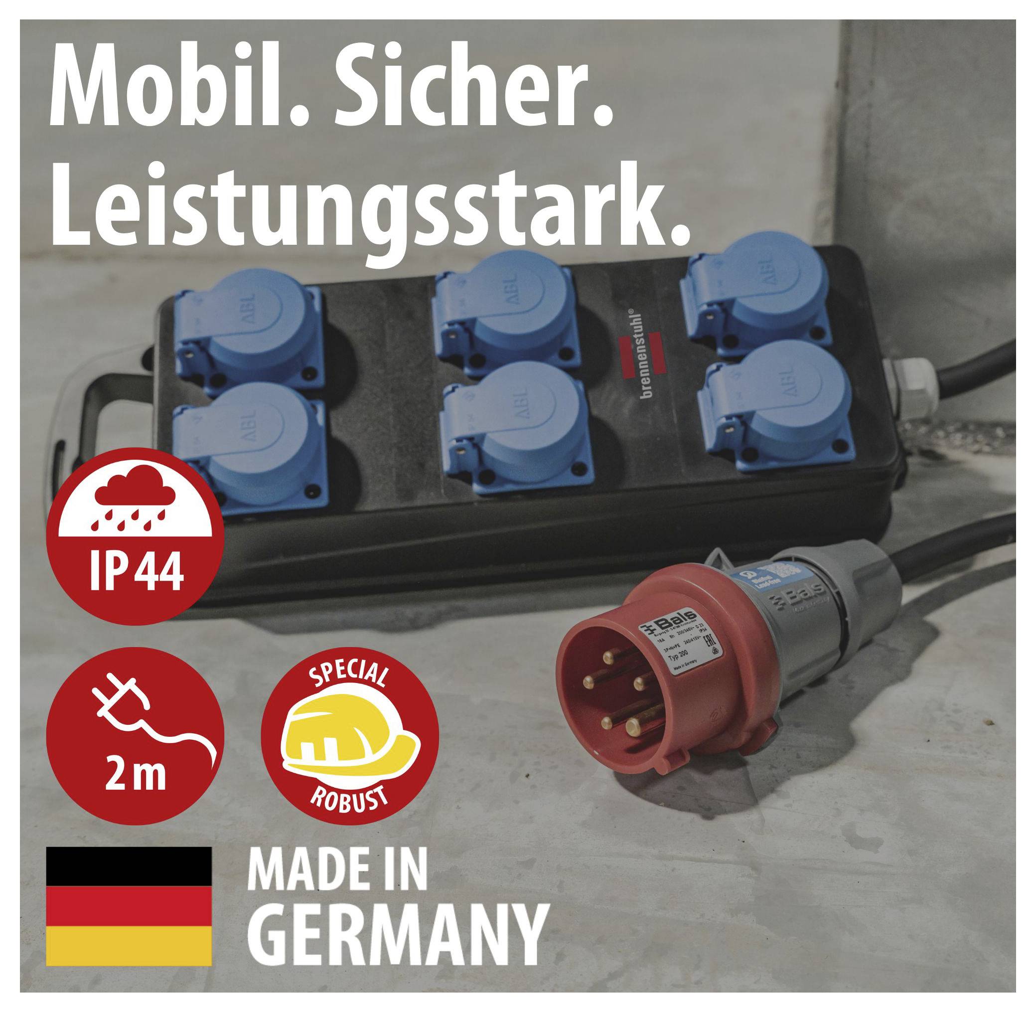 Brennenstuhl CEE Stromverteiler 1151480010 400 V 16 A