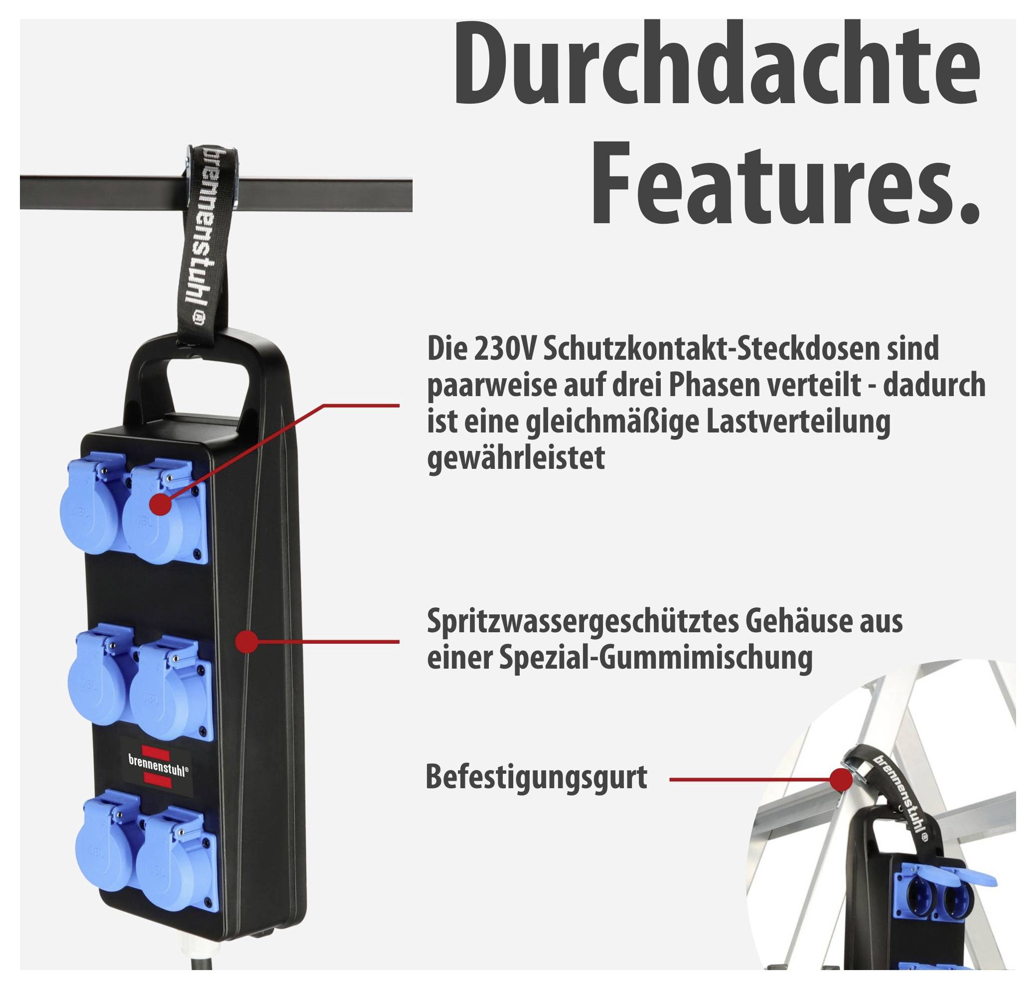Brennenstuhl CEE Stromverteiler 1151480010 400 V 16 A