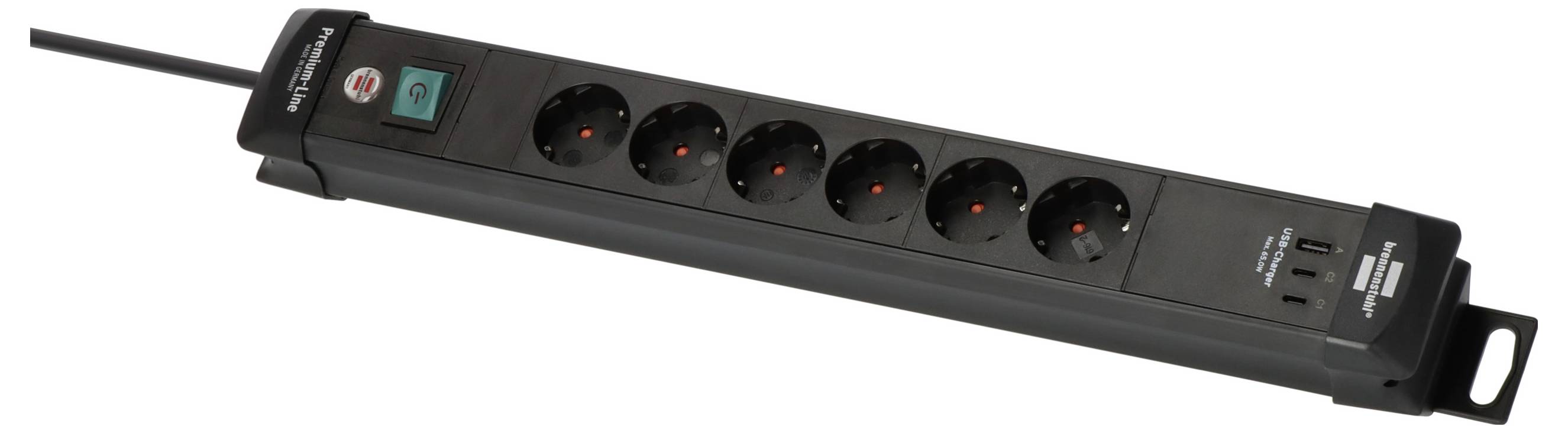 Brennenstuhl 1951160613 Steckdosenleiste Schwarz 1St.