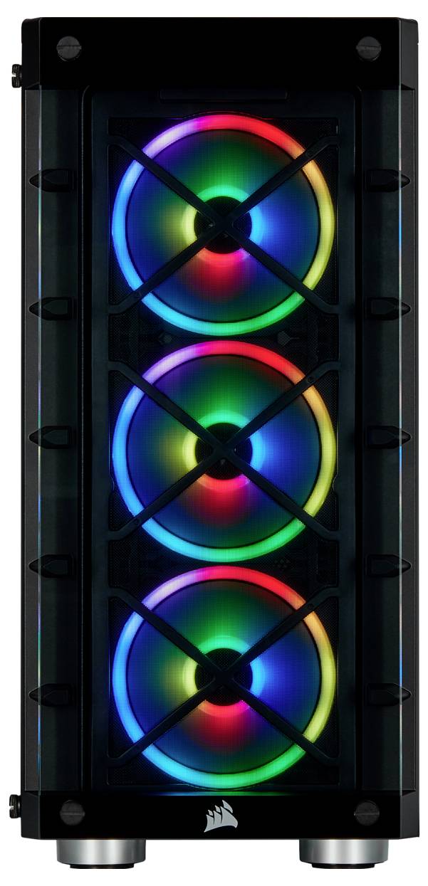 Corsair Crystal Series 465X RGB Midi-Tower PC-Gehäuse Schwarz