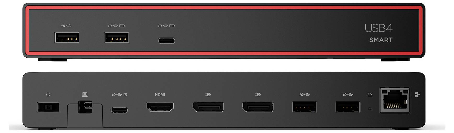 Lenovo USB4® Dockingstation USB 4 Smart Dock 135W USB-C® Power Delivery, inkl. Kensington-Schloss