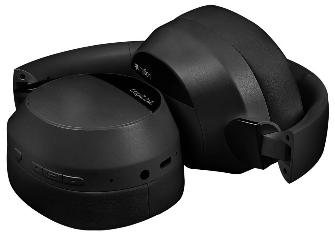 LogiLink BT0071 Over Ear Kopfhörer Bluetooth® Schwarz
