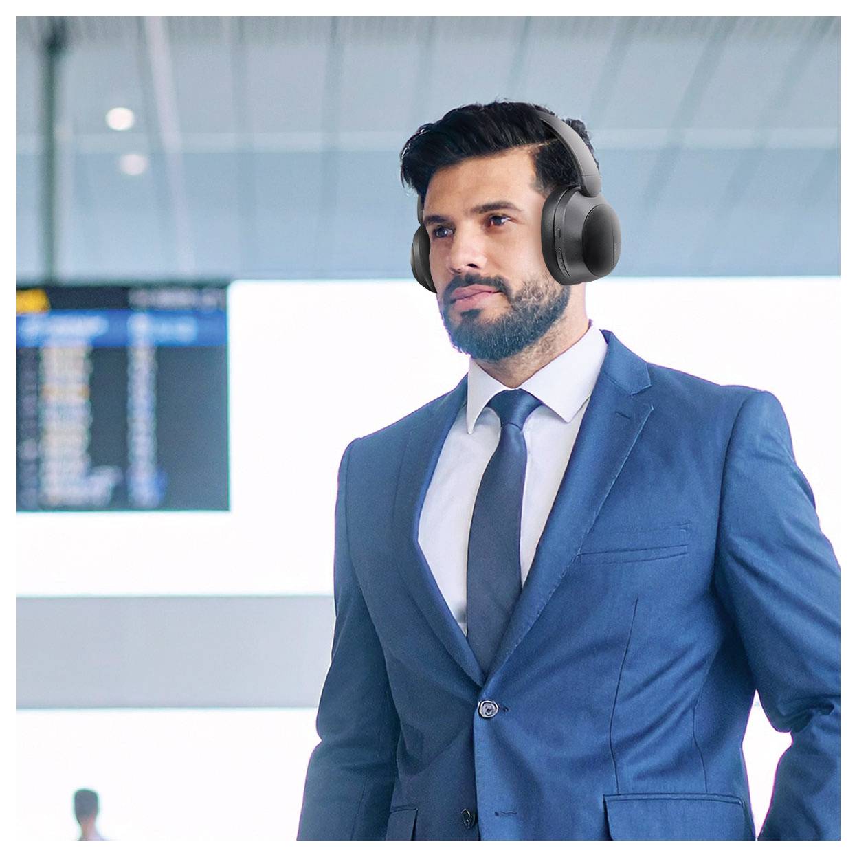 LogiLink BT0071 Over Ear Kopfhörer Bluetooth® Schwarz