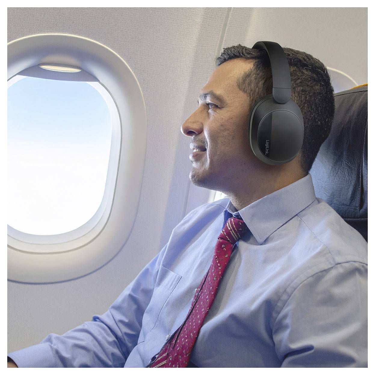 LogiLink BT0071 Over Ear Kopfhörer Bluetooth® Schwarz