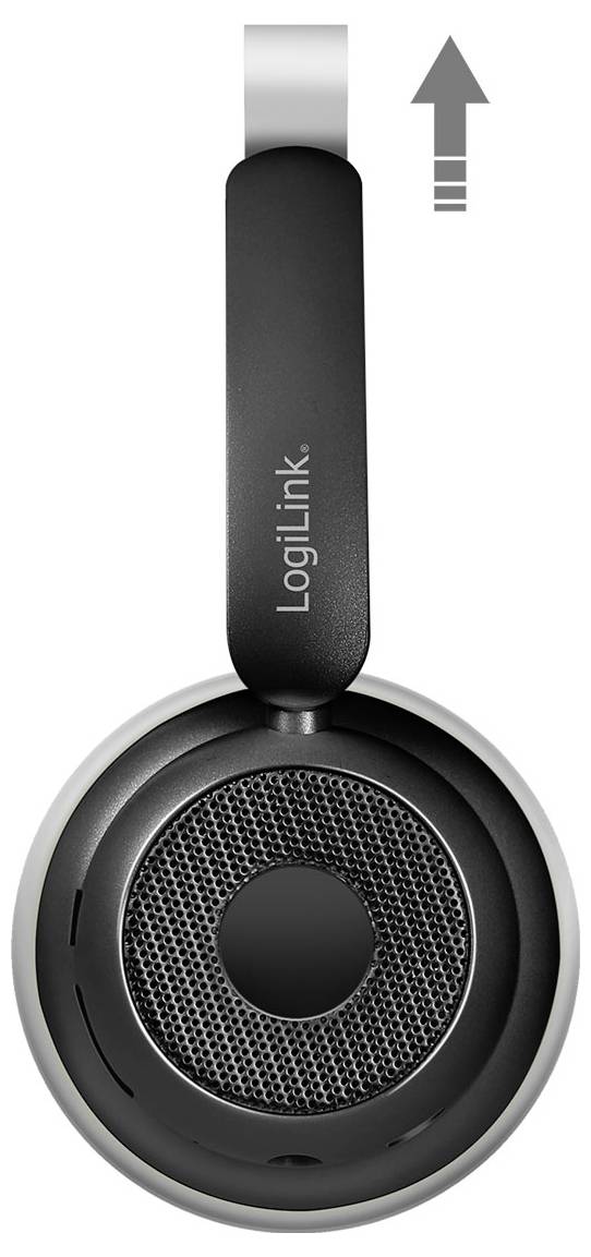 LogiLink BT0072 Over Ear Kopfhörer Bluetooth® Schwarz
