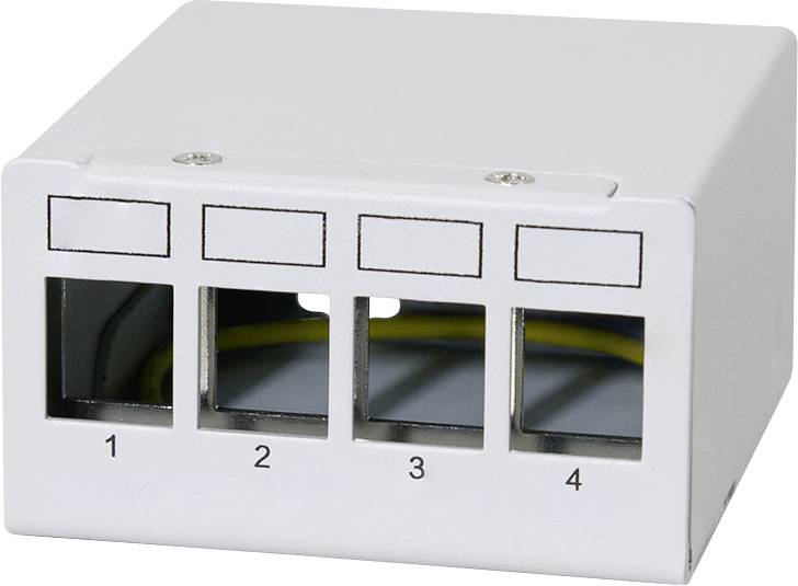 LogiLink NK4090 Patch-Panel CAT 6a Lichtgrau (RAL 7035)