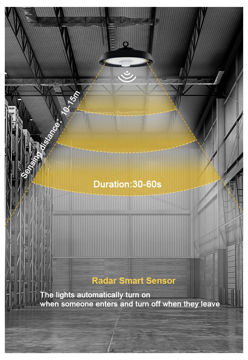 Berger & Schröter KS262100S sensor LED-Hallenstrahler EEK: D (A - G) LED 100W Anthrazit/Schwarz